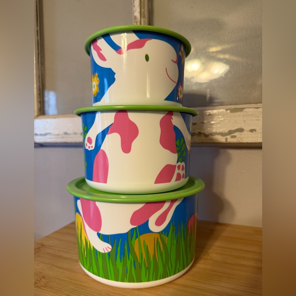 Tupperware spring bunny duck One Touch® Canister Set